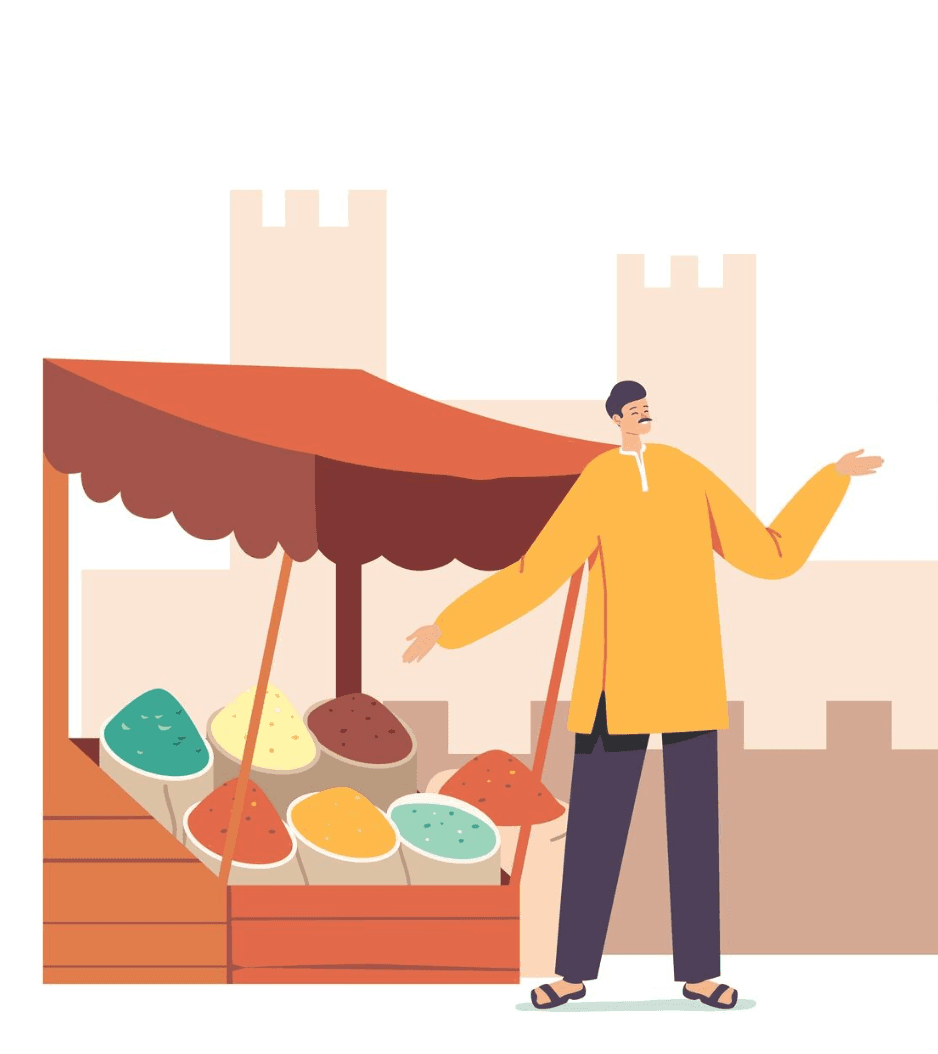 Vendor login visual